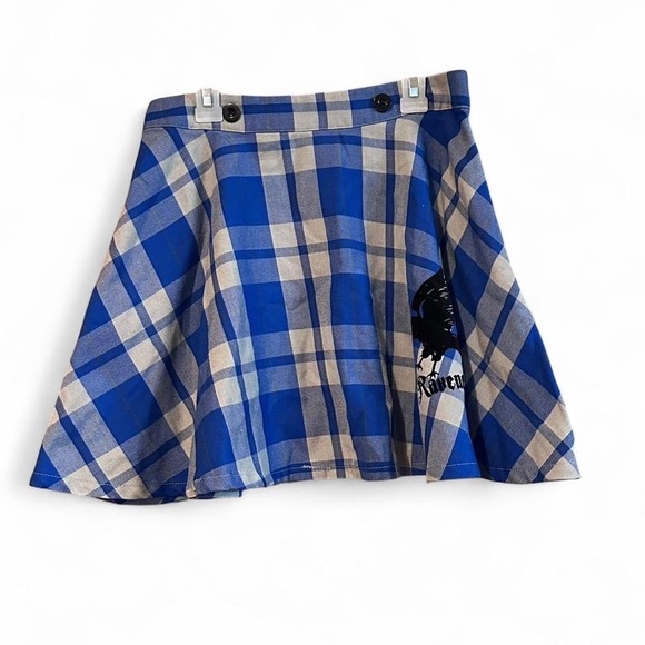 Harry Potter Blue Plaid Schoolgirl Ravenclaw Skirt Size Small - Picture 1 of 8